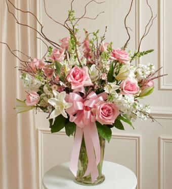 Beautiful Blessings Pink Vase Arrangement
