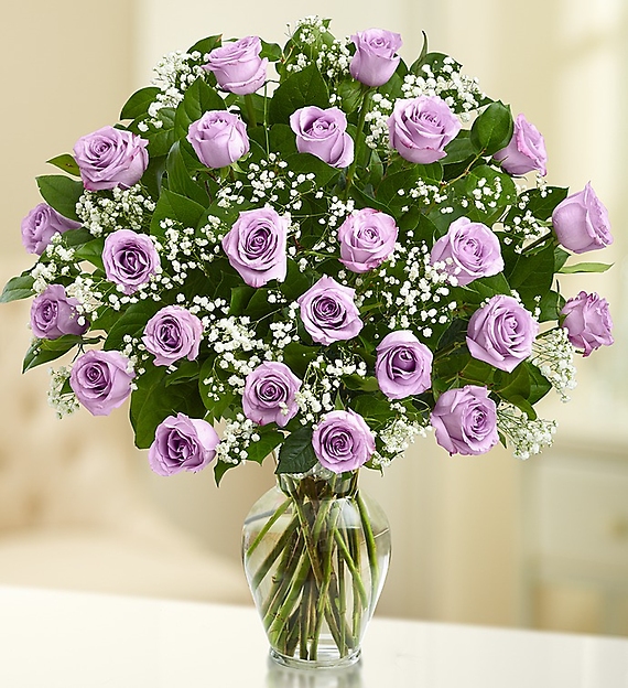 Ultimate Eleganceâ„¢  Long Stem Purple Roses